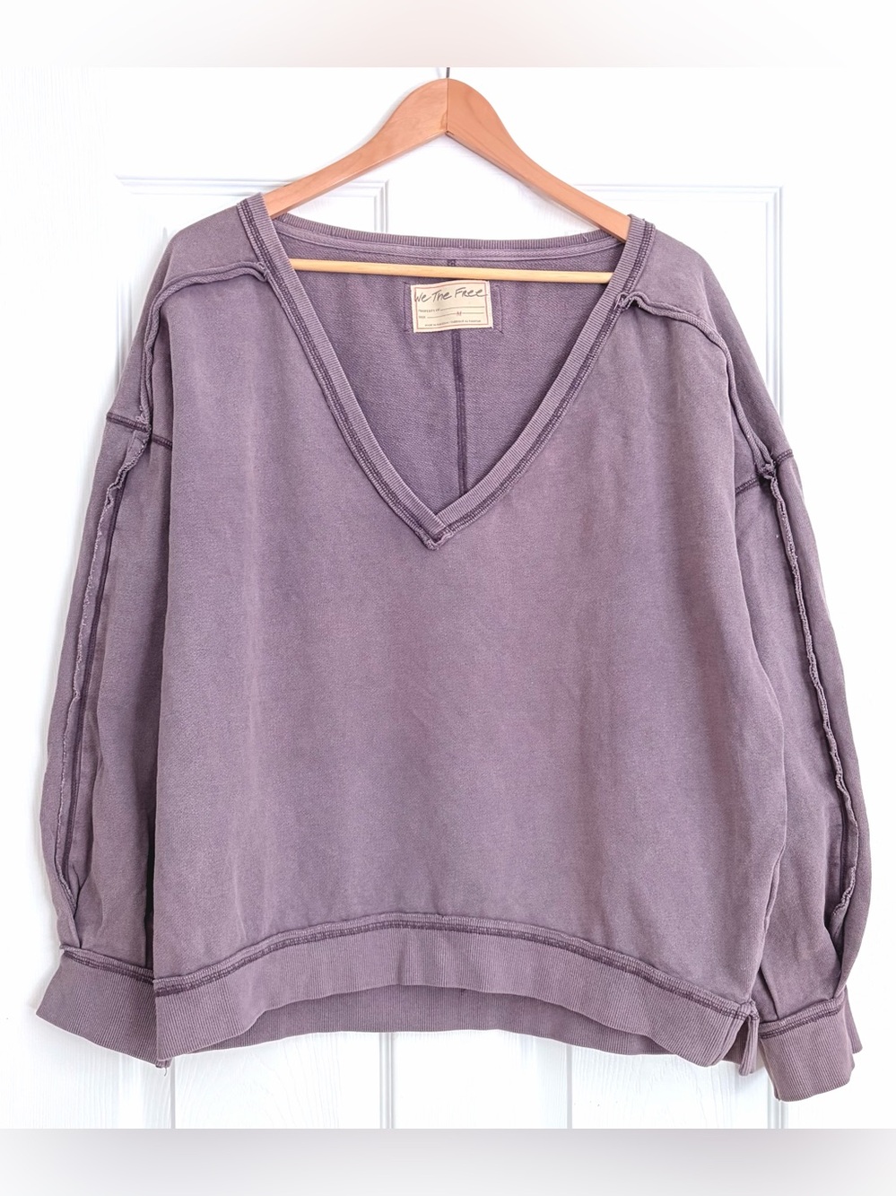 Free People We The Free Take One Pullover Sweatshirt Size M